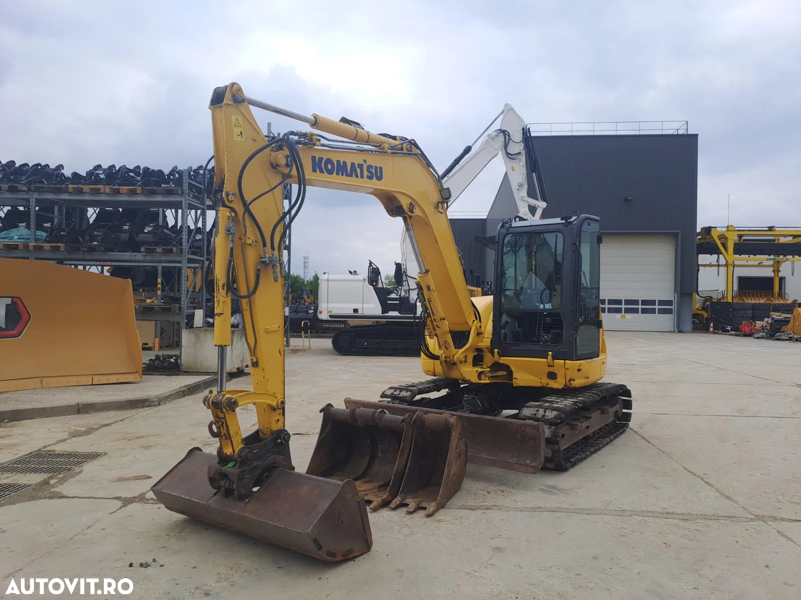 Komatsu PC80 MR5-eo midiexcavator excavator pe senile miniexcavator compact - 4
