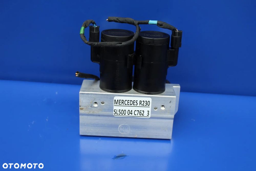 Blok zaworów ABC jak nowy świezo wymieniony oryginał przód tył OE Mercedes SL R230 W230 SL500 CL500 W215 W220 A2203200358 A2203280031 - 12