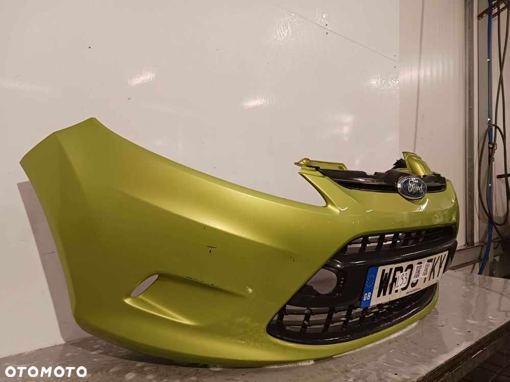 + ZDERZAK PRZÓD PRZEDNI FORD FIESTA MK.7 VII 7 59 ŻÓŁTY ZIELONY - 2