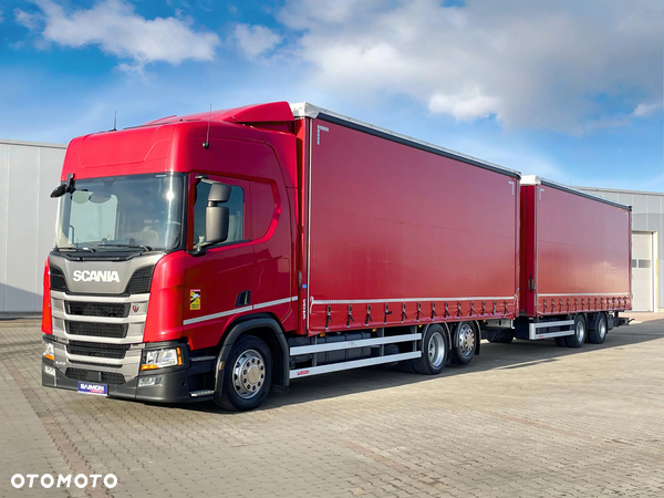 Scania R410 / ZESTAW TANDEM 120 M3 / 7,75 M + 7,75 M / SALON PL