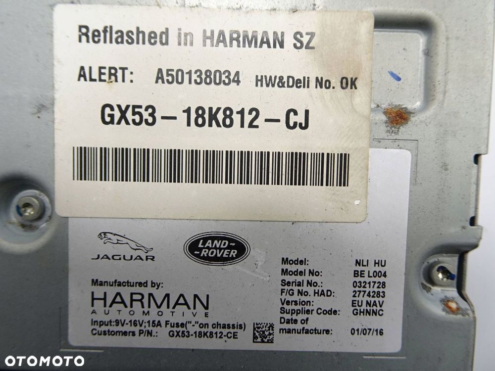 radio cd land rover discovery sport v 14-19 r. gx5318k812cj - 7