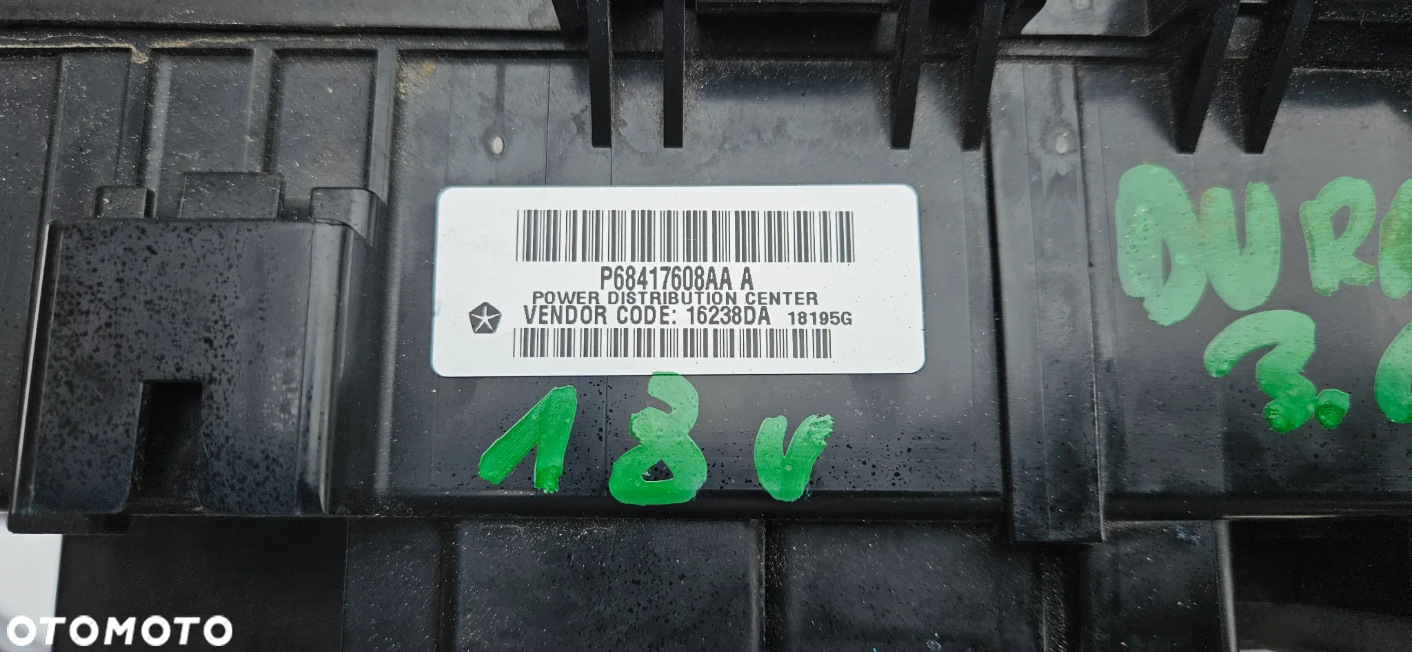 Dodge Durango LIFT 2017- 3.6 V6 Skrzynka bezpieczników BCM Moduł BSI  P68417608AA - 5