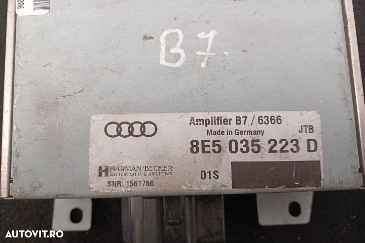 Amplificator audio 8E5035223D 8E5035223D Audi A4 B5 [1994 - 1999] Ava - 5