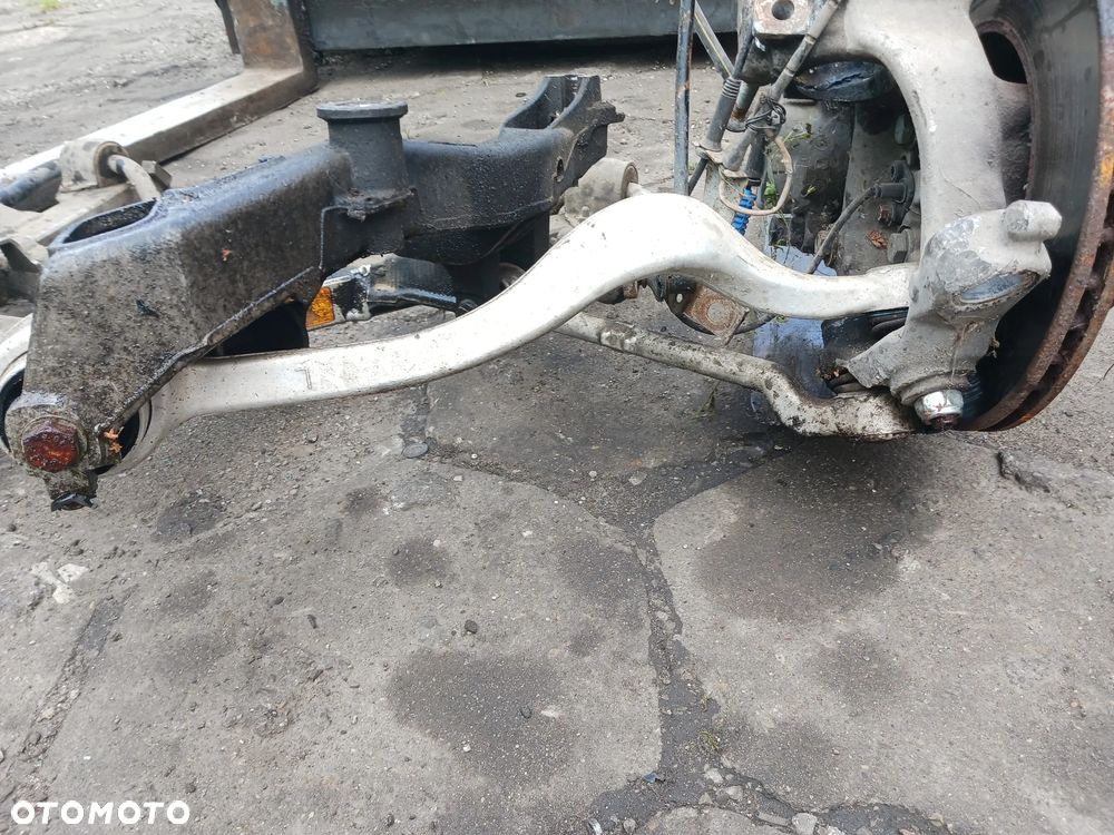 Wózek belka przód przednia BMW E39 3.0D wachacz prawy lewy zwrotnica zacisk drążek stabilizatora - 3