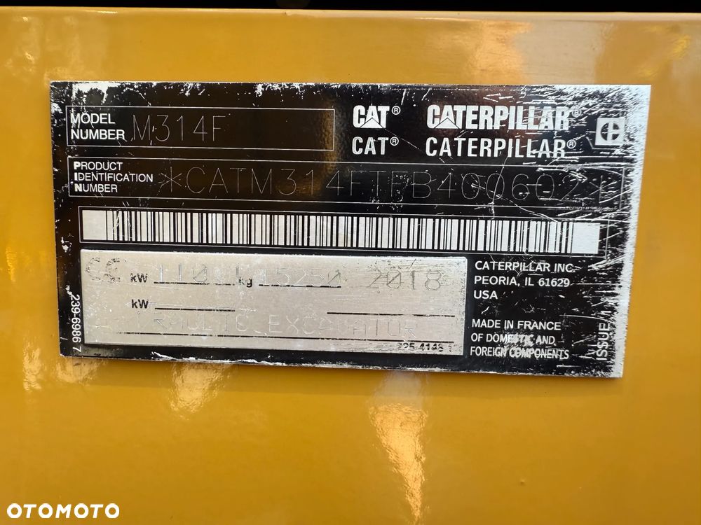 Caterpillar 314 F Leica 3D Rototilt / Szczypce - 22