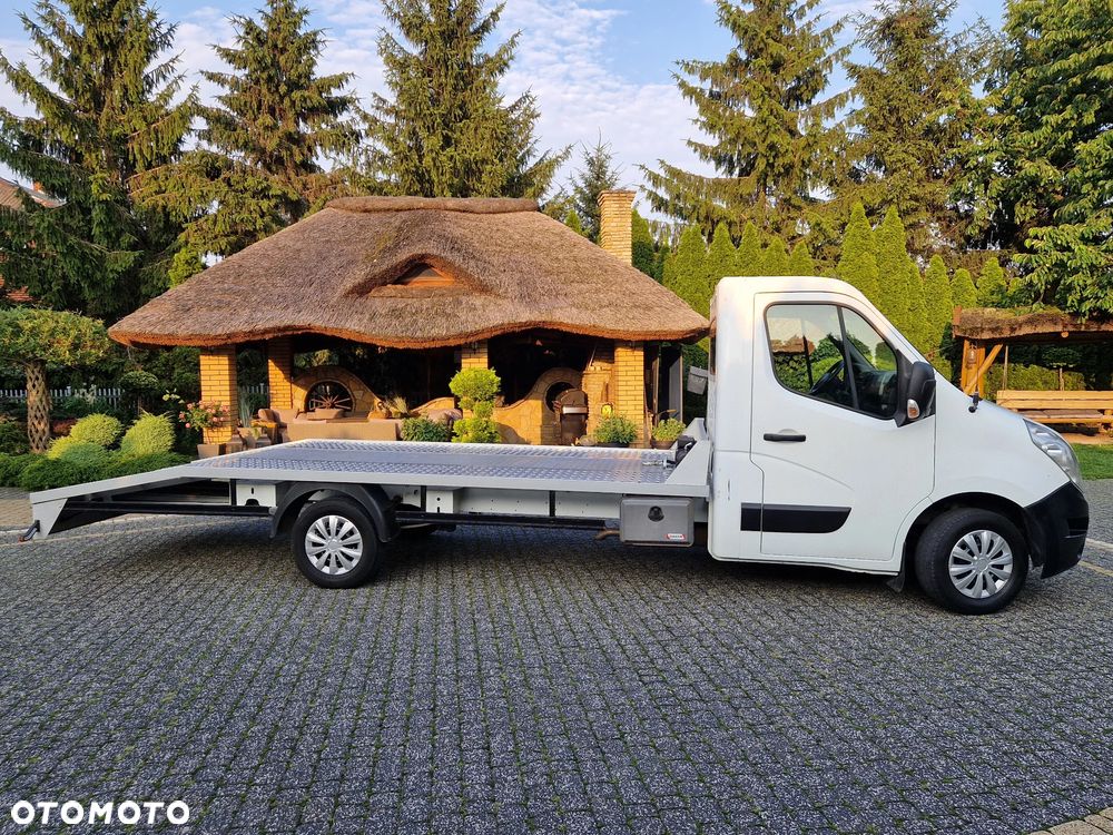 Renault Master 2.3 150 AUTOLAWETA+nowy najazd 5,10+wciągarka 8ton+poduszki pod resor+paiery na przewóz aut+OKAZJA+auto gotowe do pracy - 1