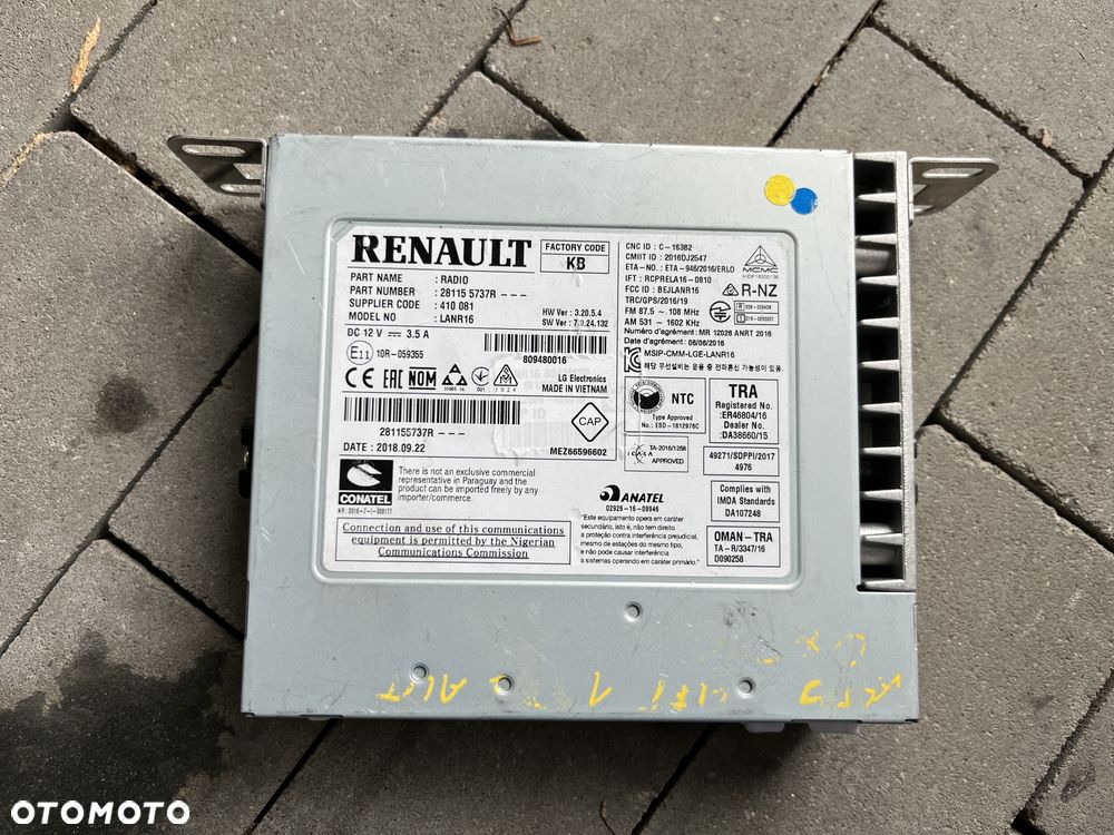 Radio Renault Kadjar - 1