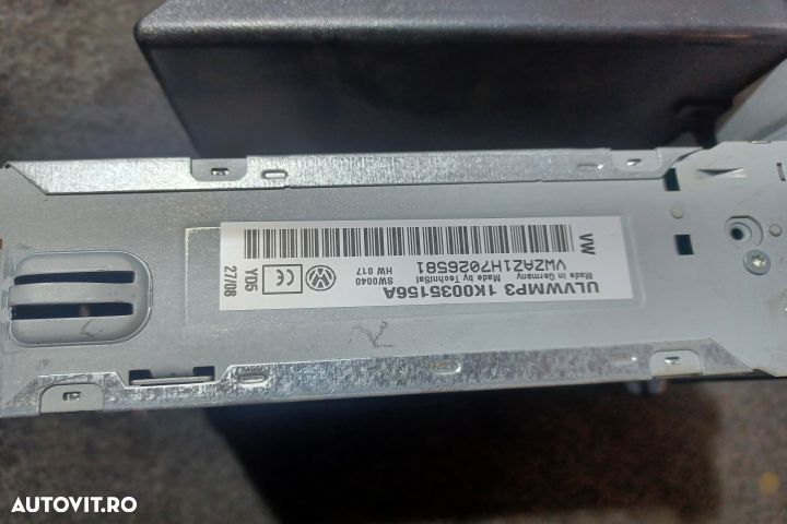 Radio cd 1K0035156A Volkswagen VW Golf 5 [2003 - 2009] Variant wagon - 5