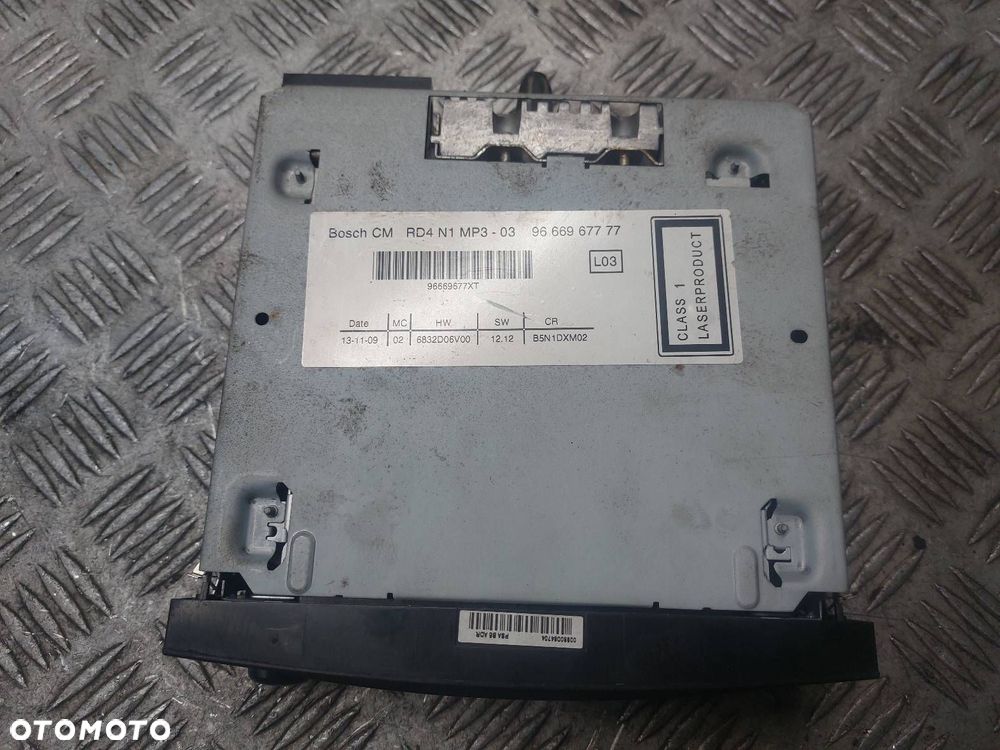 RADIO ODTWARZACZ CITROEN C4 I 9666967777 - 2