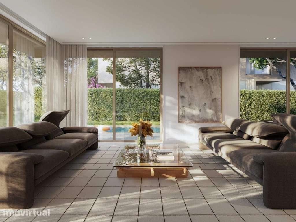 Moradia T3 com jardim e piscina num novo empreendimento em Cascais - Grande imagem: 3/77