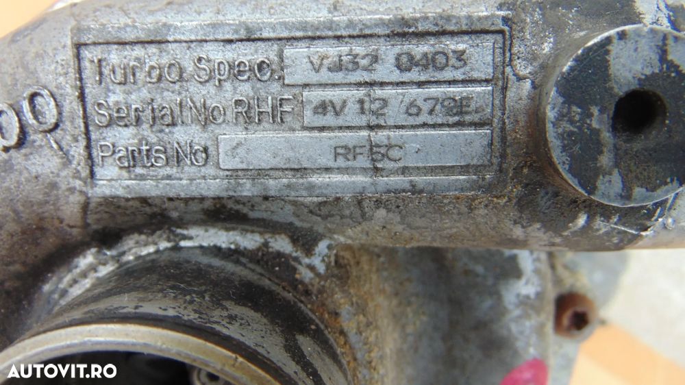 Turbina Mazda 6/Mazda 5 2.0 diesel 136 cp 121cp RF5 an 2005 cod VJ320403 - 4