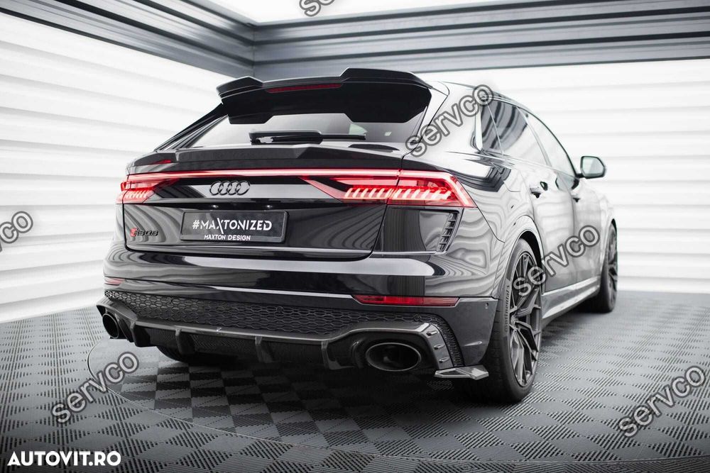 Prelungire difuzor bara spate Audi RSQ8 Mk1 2019- v10 - Maxton Carbon - 4