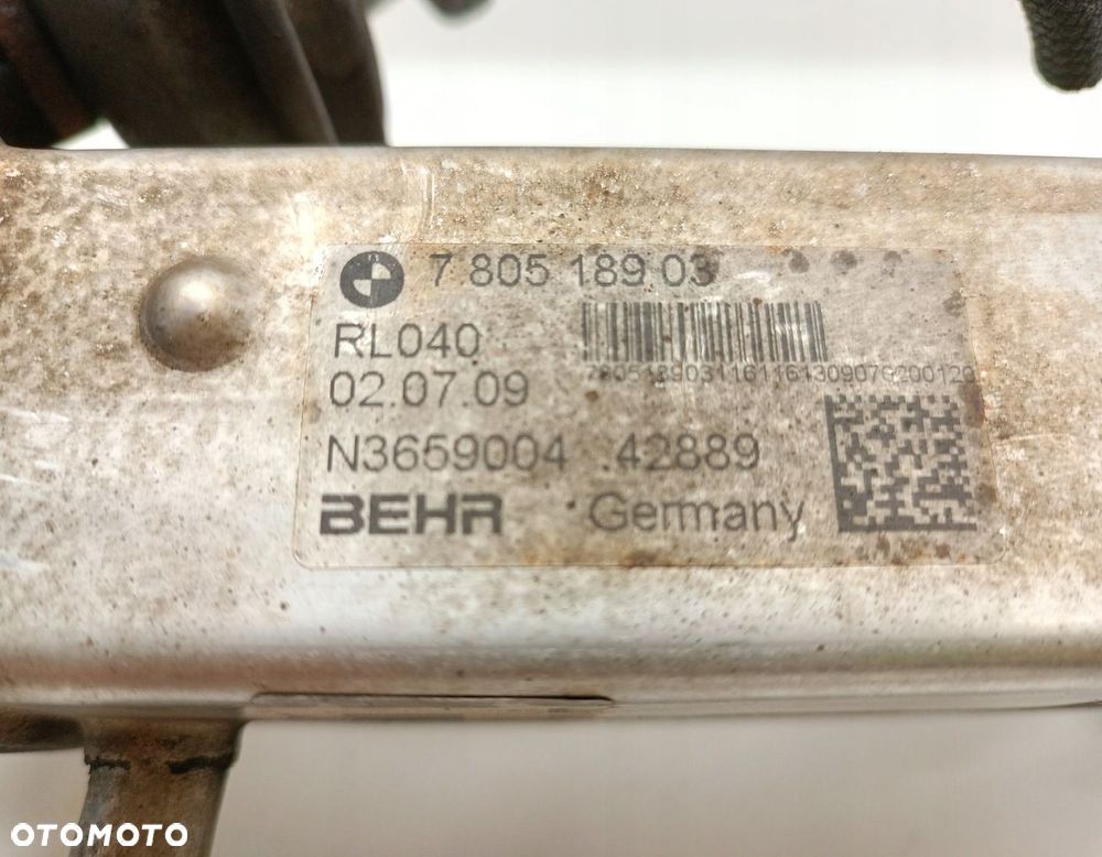 CHŁODNICA SPALIN EGR BMW E87 2.0 D 7805189 - 2