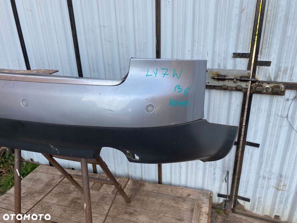 zderzak tył audi a4 b6 kombi ly7w 2 rury - 3