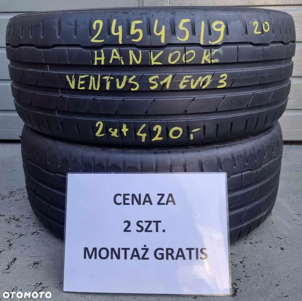 245/45/19 cena za 2 szt. Hankook letnie** WA-wa centrum - 1