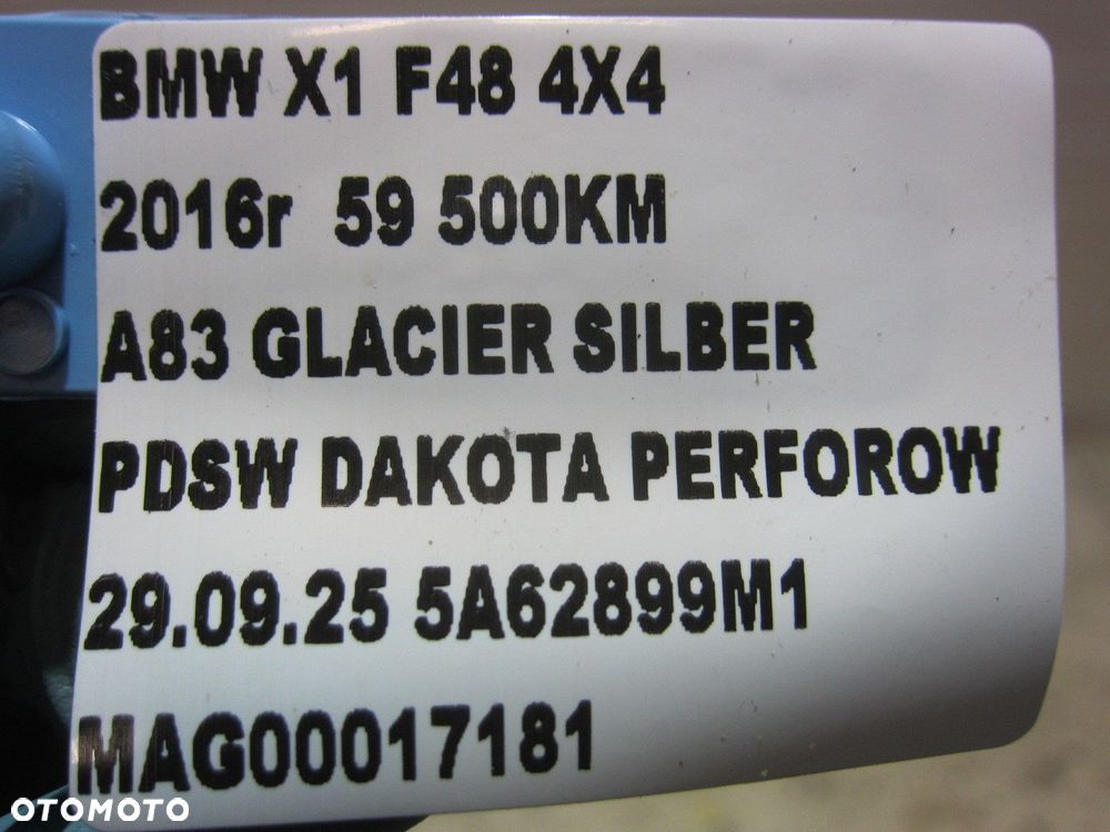 BMW X1 F48 B46 F39 F45 F46 PÓŁOŚ PRZÓD PRAWA PRZEDNIA 8611938 31605A2E052 - 9