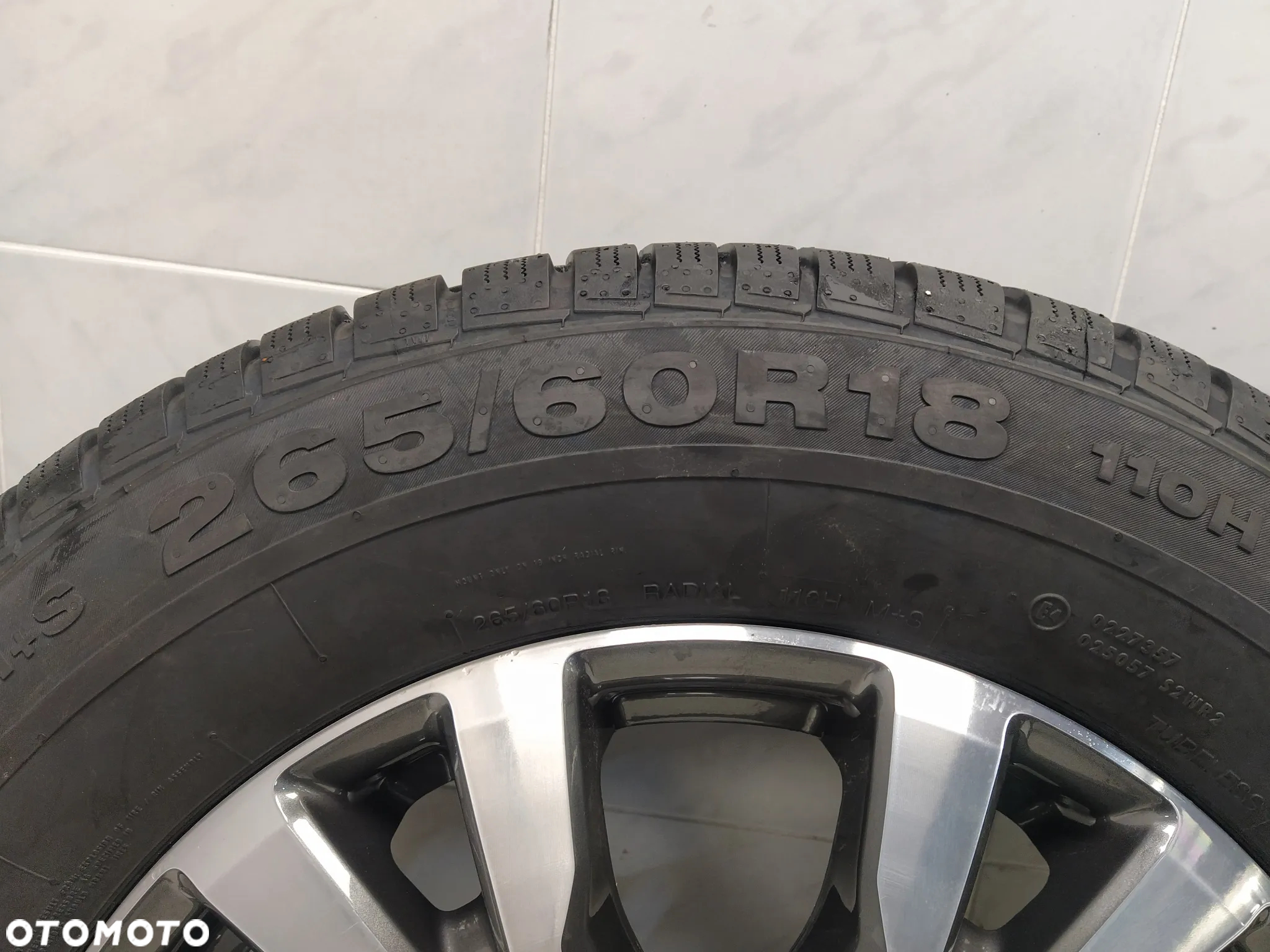 FORD RANGER FORD EVEREST 8X18 ORYGINALNE FELGI ALUMINIOWE R18 ET55 6X139.7 OPONY CONTINENTAL 265/60 KOŁA ZIMA BIEŻNIK ok 8.50mm DEKIELKI FORD NOWY KOMPLET - 15