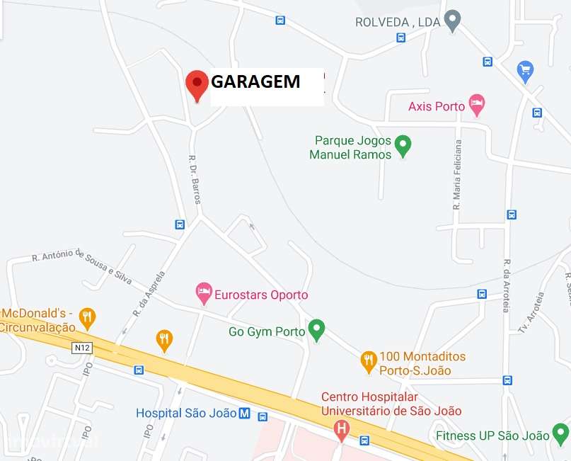 Garagem a 250m do H.S. João e I.P.O - Grande imagem: 2/3