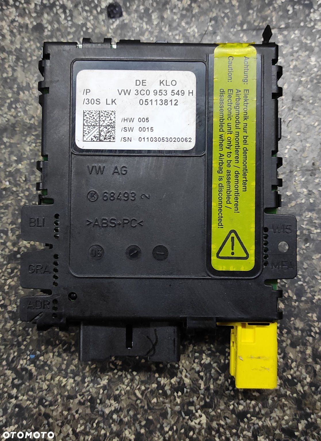 Czujnik Moduł kąta skrętu 3C0953549H  PASSAT B6 - 1