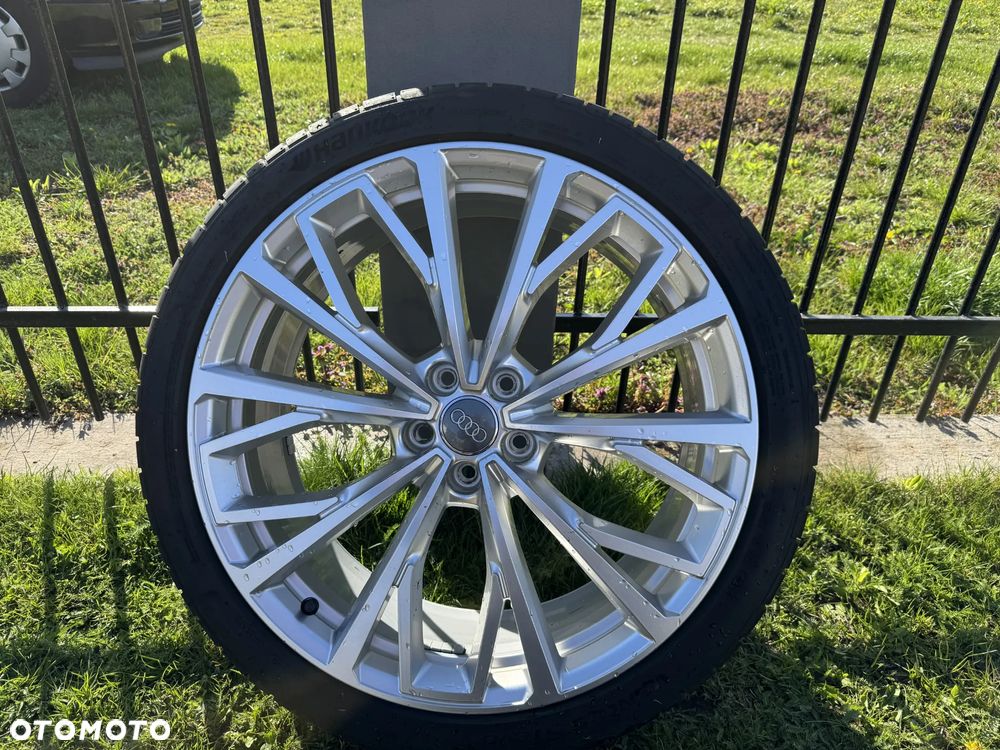 Komplet kół - Oryginalne felgi Audi 21" z rocznymi oponami Hankook, A6 C8, super stan - 2