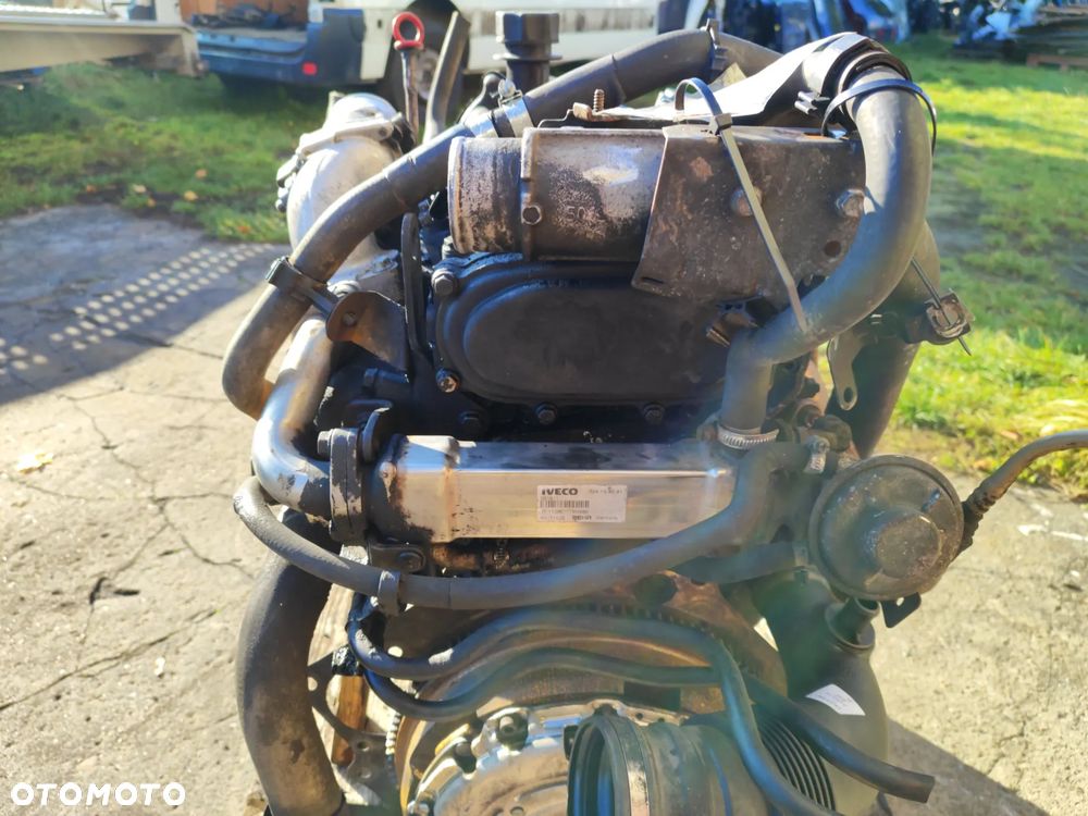 Silnik kompletny 2.3 JTD F1AE0481D 120KM Euro4 Fiat Ducato III 06-14r na chodzie, odpala bez problemów -Film z pracą, BRUDNY, ale sprawny - 9