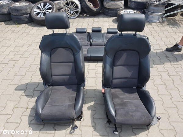 AUDI A3 8P 04-12r S-LINE FOTELE PÓŁSKÓRY KANAPA 3D