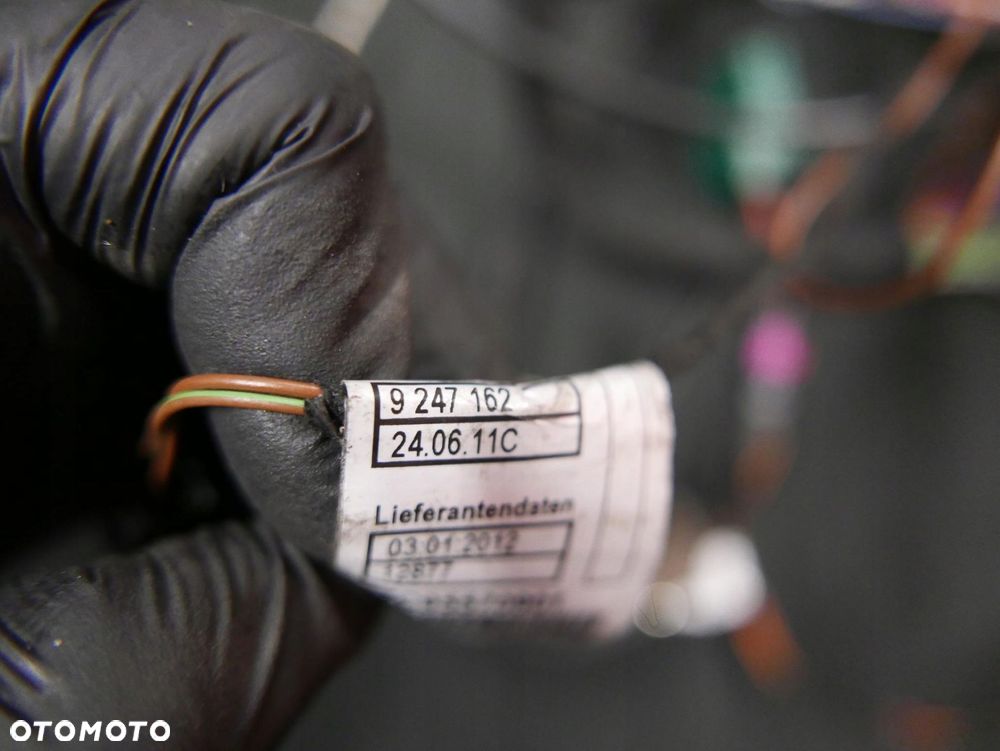 bmw f12 wiązka instalacja radia nawigacji 9247162 - 12