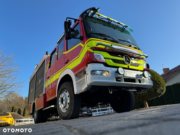 Mercedes-Benz Wóz Strażacki Straż 4x4 Pożarniczy MERCEDES ATEGO 4t wody+piana CNBOP działko Reduktor blokady łańcuchy szybkie natarcie maszt oświetleniowy 360 stopni Pojazd w powłoce lakierniczej w nowym brandzie 2022