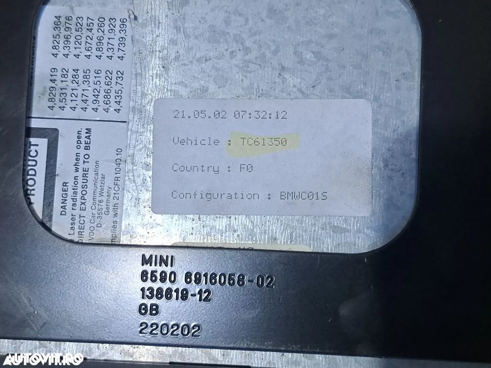 Unitate control ECU modul navigatie cititor CD GPS Original BMW E46 E39 E83+LCI E53 E85 E86 R50 R53 R52 - 6