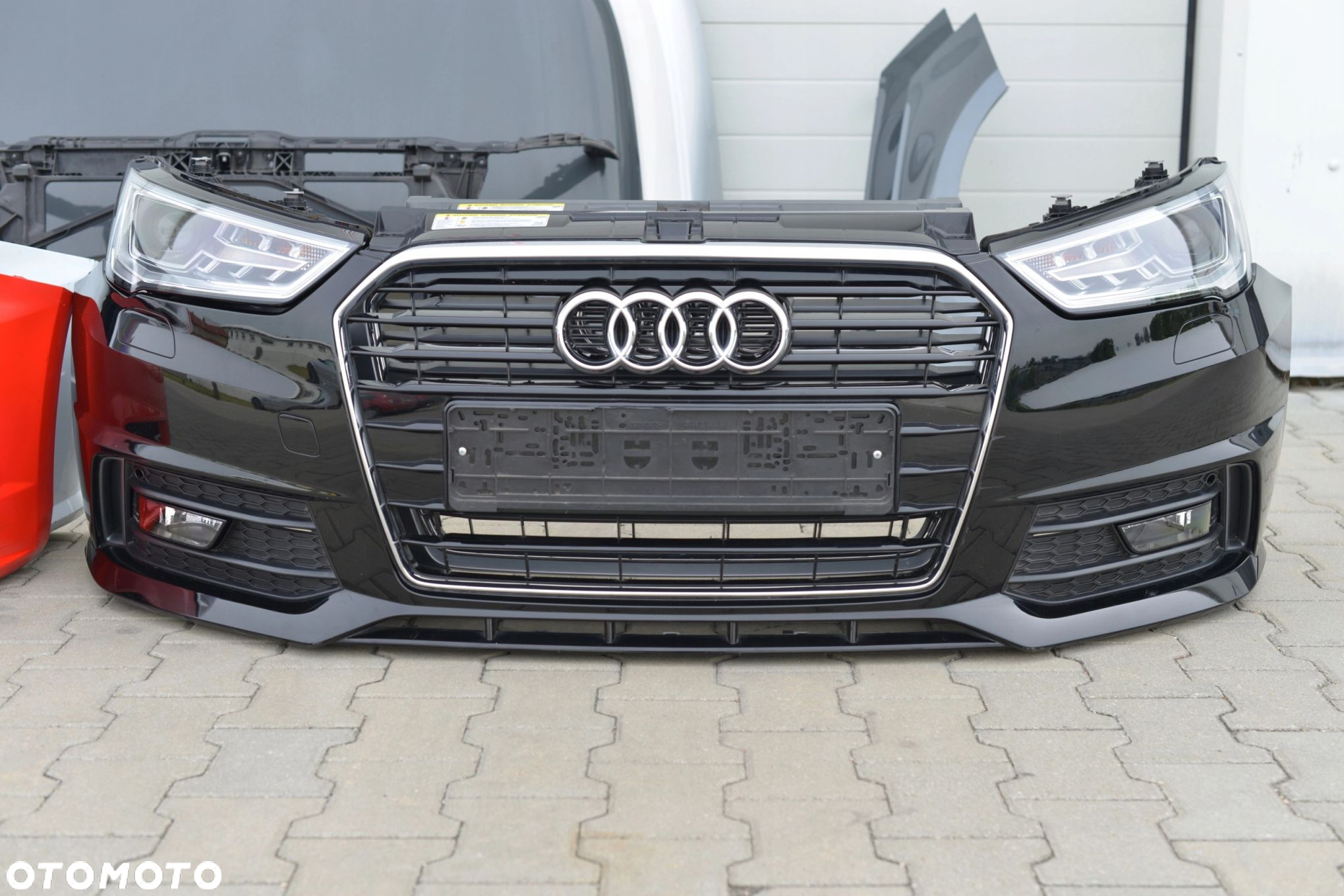 MASKA ZDERZAK GRILL BŁOTNIK LAMPA H7 XENON FULL LED PAS BELKA AUDI A1 8X0 - 6