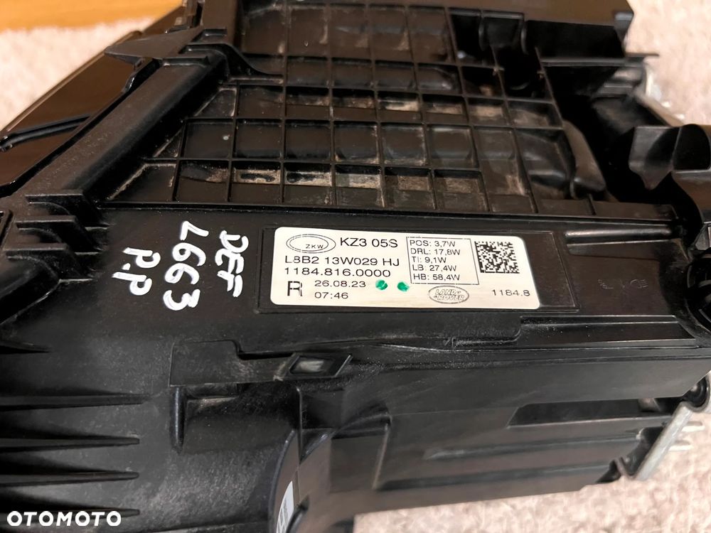 LAND ROVER DEFENDER L663 LAMPA PRAWY PRZÓD PRAWA PRZEDNIA L8B2-13W029-HJ EUROPA - 12