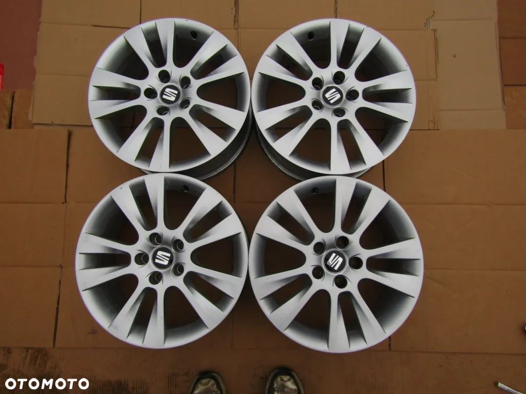 4x Felgi 17 Seat Leon Tarraco Ateca Toledo Skoda Octavia III IV 5x112 ET39 - 1