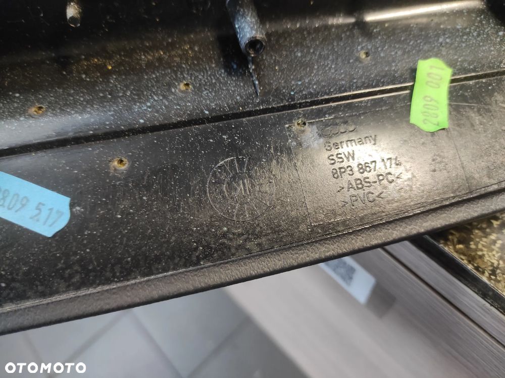 AUDI A3 8P 8P3 3 DRZWI PODŁOKIETNIK DRZWI BOCZKA RĄCZKA PRAWA PRAWY WYSYŁKA !!!!! - 6