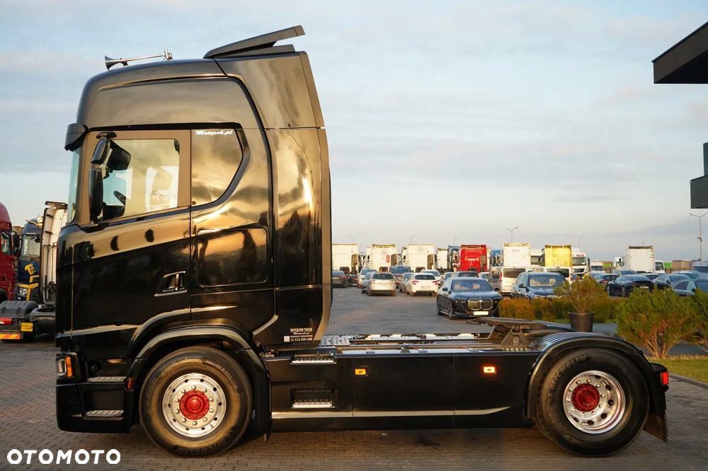 Scania S 500 / RETARDER / KLIMA POSTOJOWA / CAŁA NA PODUSZKACH / ALUFELGI / SKÓRY / - 7