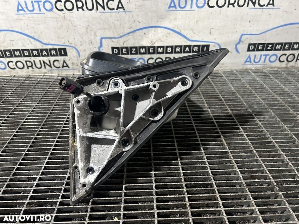 Oglinda stanga BMW X5 E70 Facelift 2010 - 2013 4 Usi ALB (1283) Rabatabile Rabatabil - 4