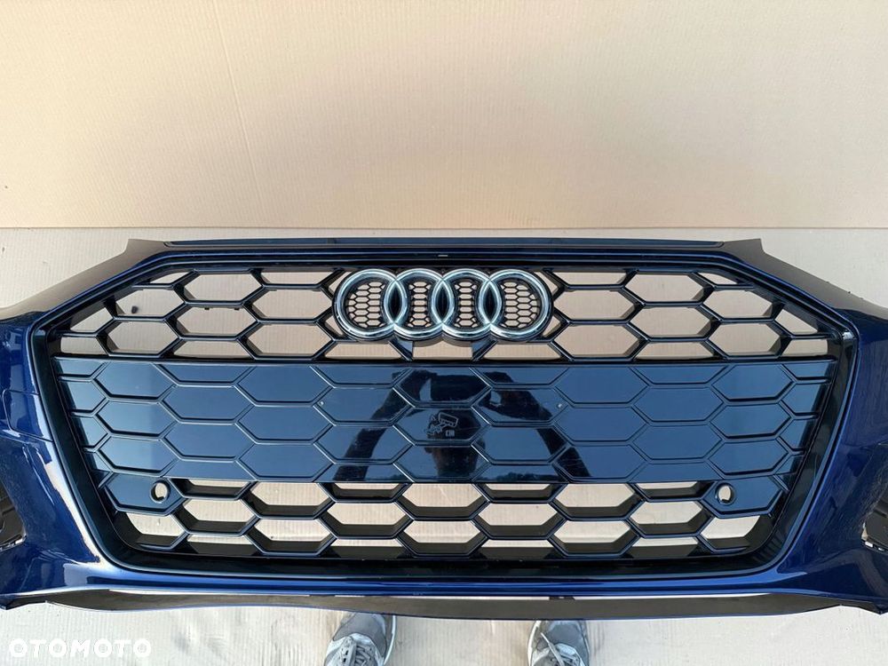 ZDERZAK GRILL Audi A4 S4 B9 8W0 LIFT 2020 ORYGINAŁ ŁADNY STAN - 5