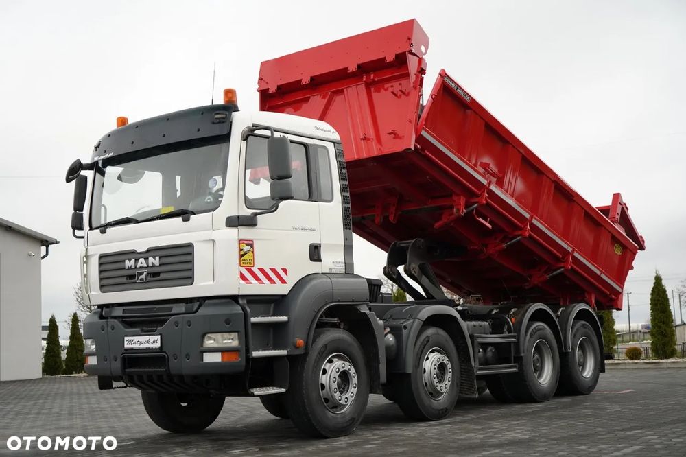 MAN TGA 35.400 / 8X4 / WYWROTKA 2 STR. / HYDROBURTA / HYDROKLAPA / MANUAL / MEILLER KIPPER - 1