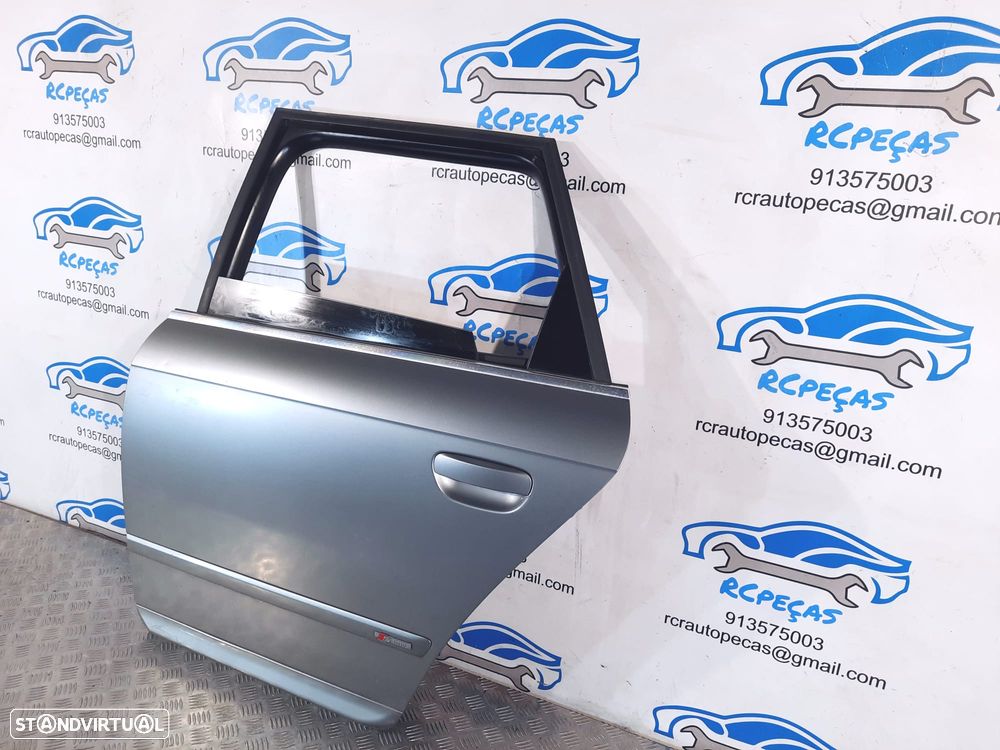 PORTA PORTAS TRASEIRA TRÁS ESQUERDA AUDI A4 B7 SLINE AVANT CARRINHA 8E0833051J 8E0833051 FECHO ELEVADOR MOTOR PUXADOR VIDRO - 2