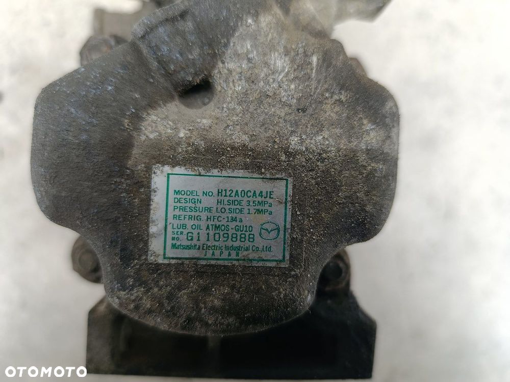 POMPA, SPRĘŻARKA KLIMATYZACJI MAZDA 6 II H12A0CA4JE 2.0 MZR-CD - 1