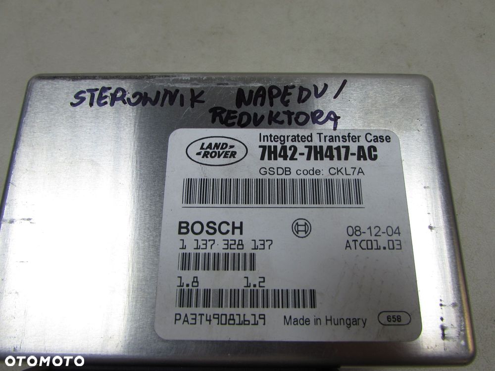 RANGE ROVER III LIFT L322 06-12 MODUL STEROWNIK REDUKTORA NAPEDU 7H42-7H417-AC 1137328137 - 5