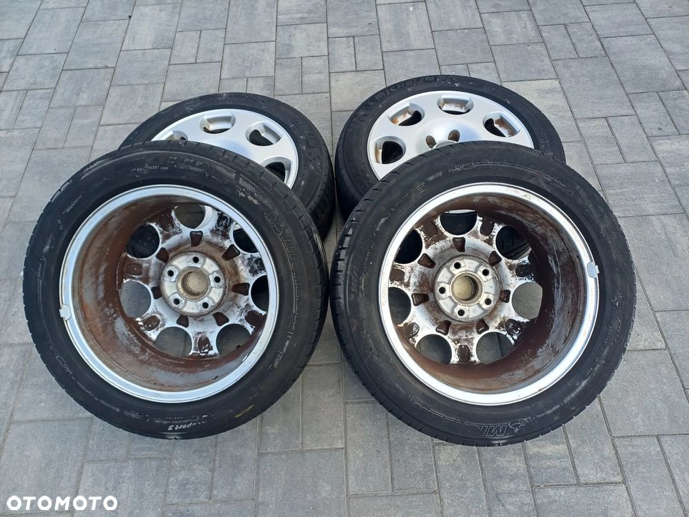 FELGI Z OPONAMI KOŁA ALUMINIOWE AUDI VW SKODA SEAT R16 5X112 7J ET42 57,1 mm OPONY MICHELIN 205/55 R16 LATO NR37 - 13