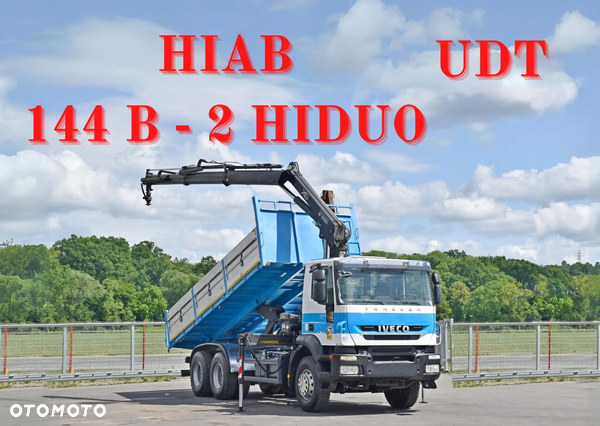 Iveco TRAKKER 360 * HIAB 144 B-2 HIDUO + PILOT / 6x4