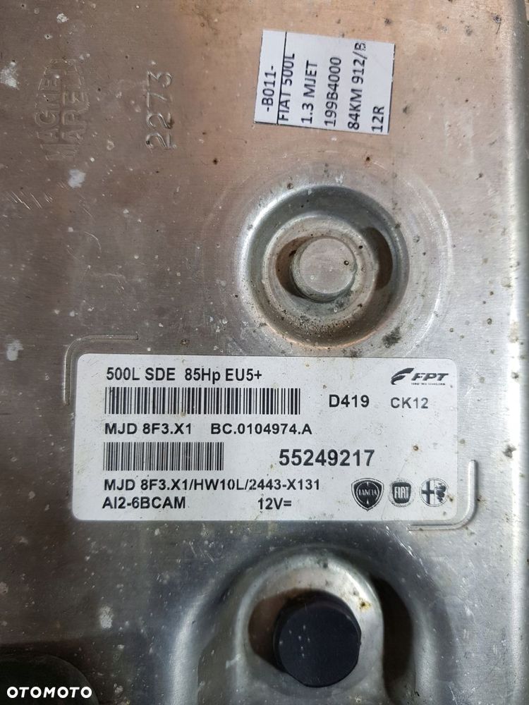zestaw startowy 55249217 fiat 500l mdj8f3.x1 - 4