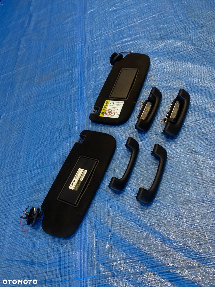 JEEP GRAND CHEROKEE WK2 PODSUFITKA PANORAMA SŁONECZNIKI LAMPKI ALCANTARA CZARNA 68209579AA - 9