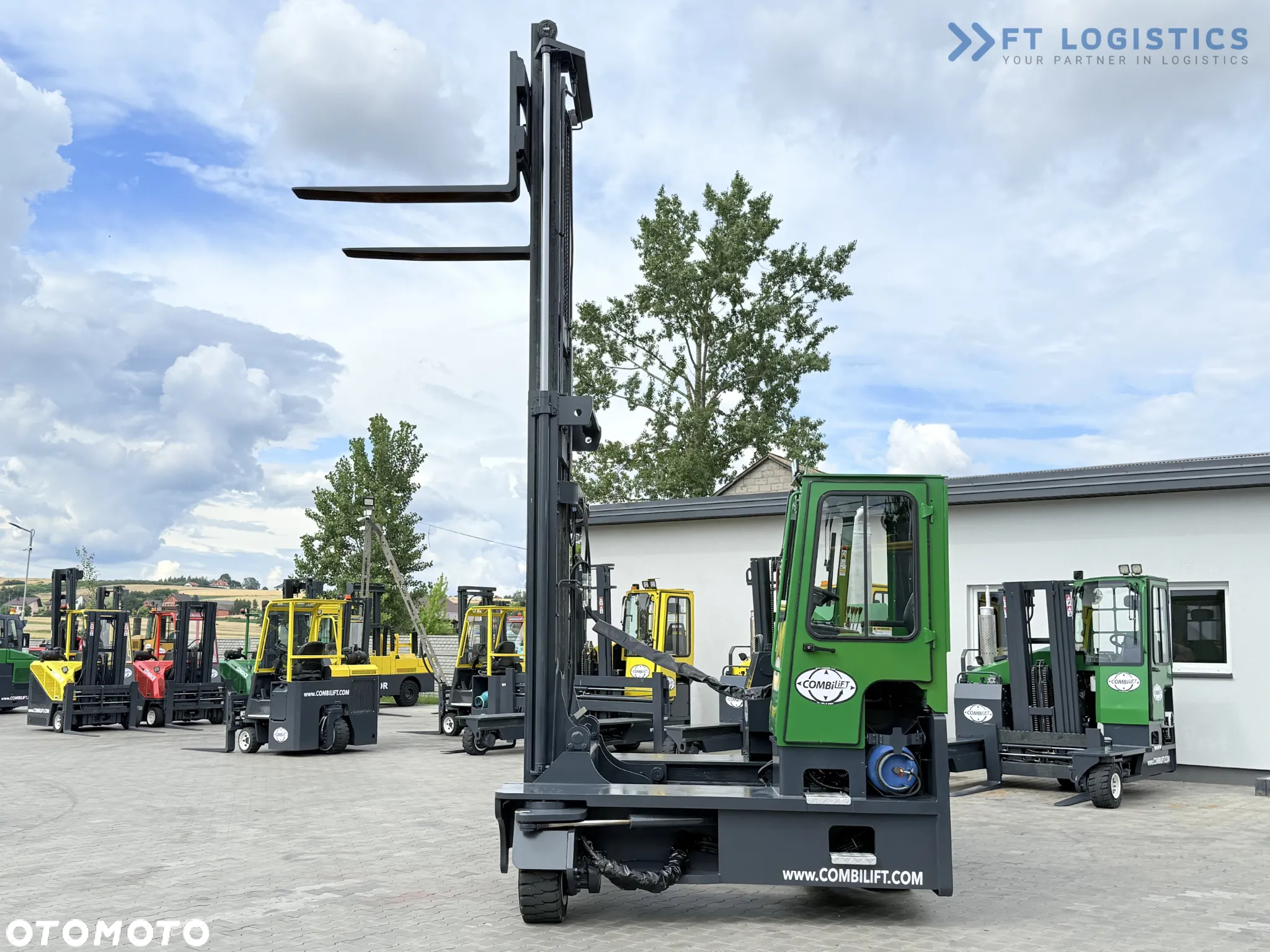 Combilift C8000 / GAS / DUPLEX - 4700MM / POZYCJONER / WOLNY SKOK / PEŁNA OGRZEWANA KABINA / JEDYNIE 5141H / STAN - JAK NOWY! - 35