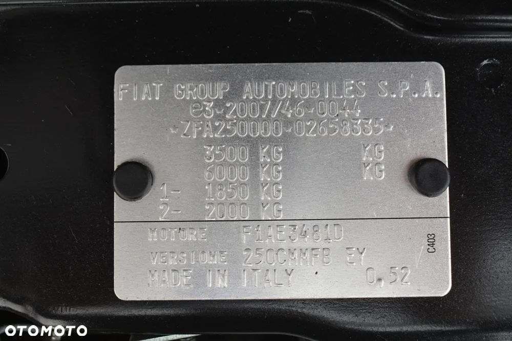 Fiat Ducato 2,3 MuliJet 130KM brygadówka - 32