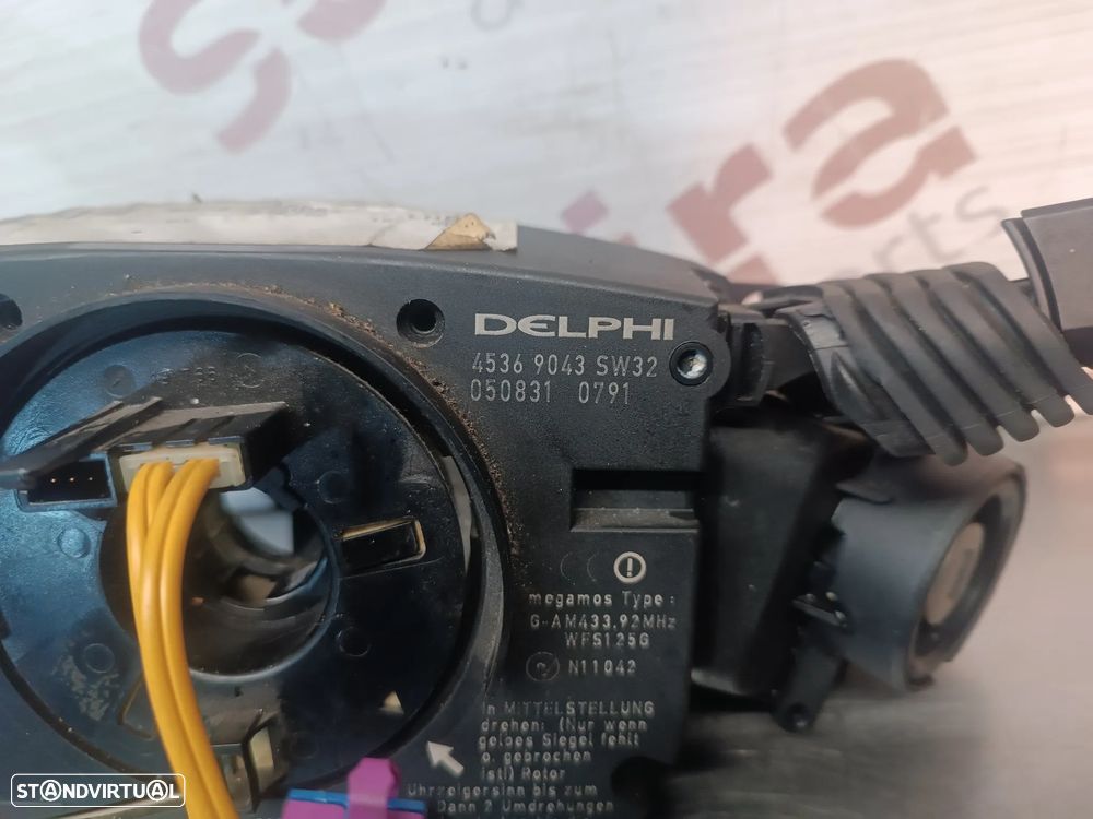 COMUTADOR / MANETES PISCA / LUZES / FITA AIRBAG OPEL VECTRA C 13204146 45369043 SW32 - 5