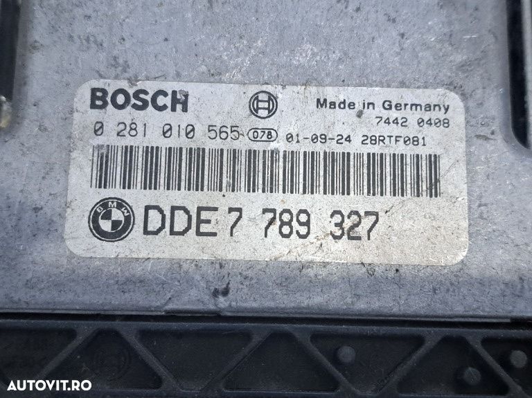 Unitate ECU calculator motor Original BMW Seria 3 E46 150cp euro 3 M47 - 2