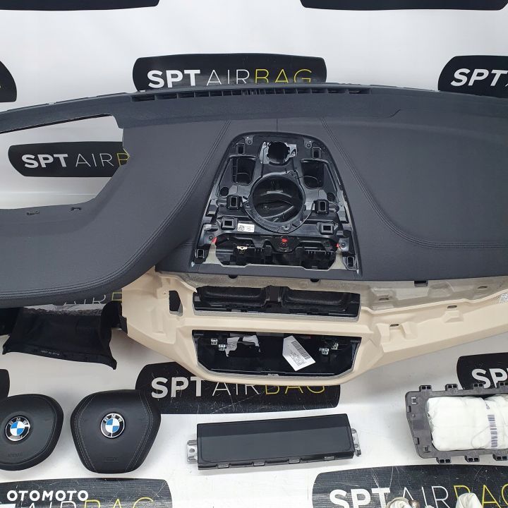 BMW SERIA 6 G32 DESKA ROZDZIELCZA KONSOLA KOKPIT PULPIT PODUSZKI AIRBAG AIR BAG PASY KURTYNY KIT SET - 3