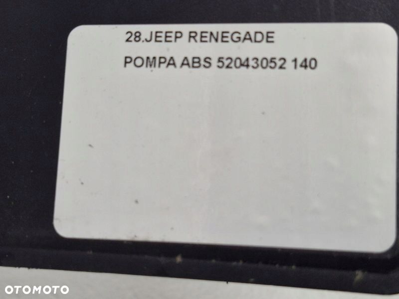 JEEP RENEGADE POMPA ABS 52043052 - 4